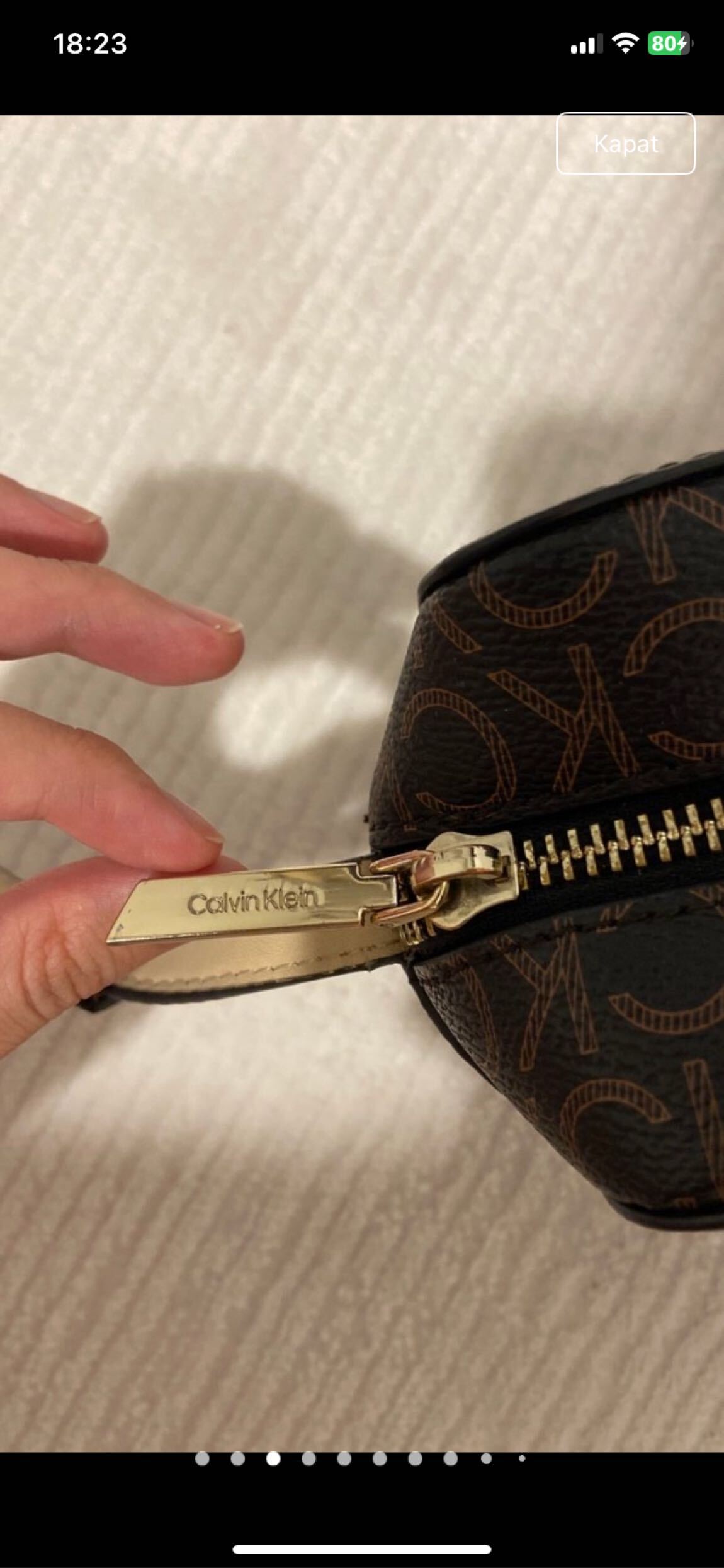 Calvin Klein Desenli Çanta — görsel 3/11