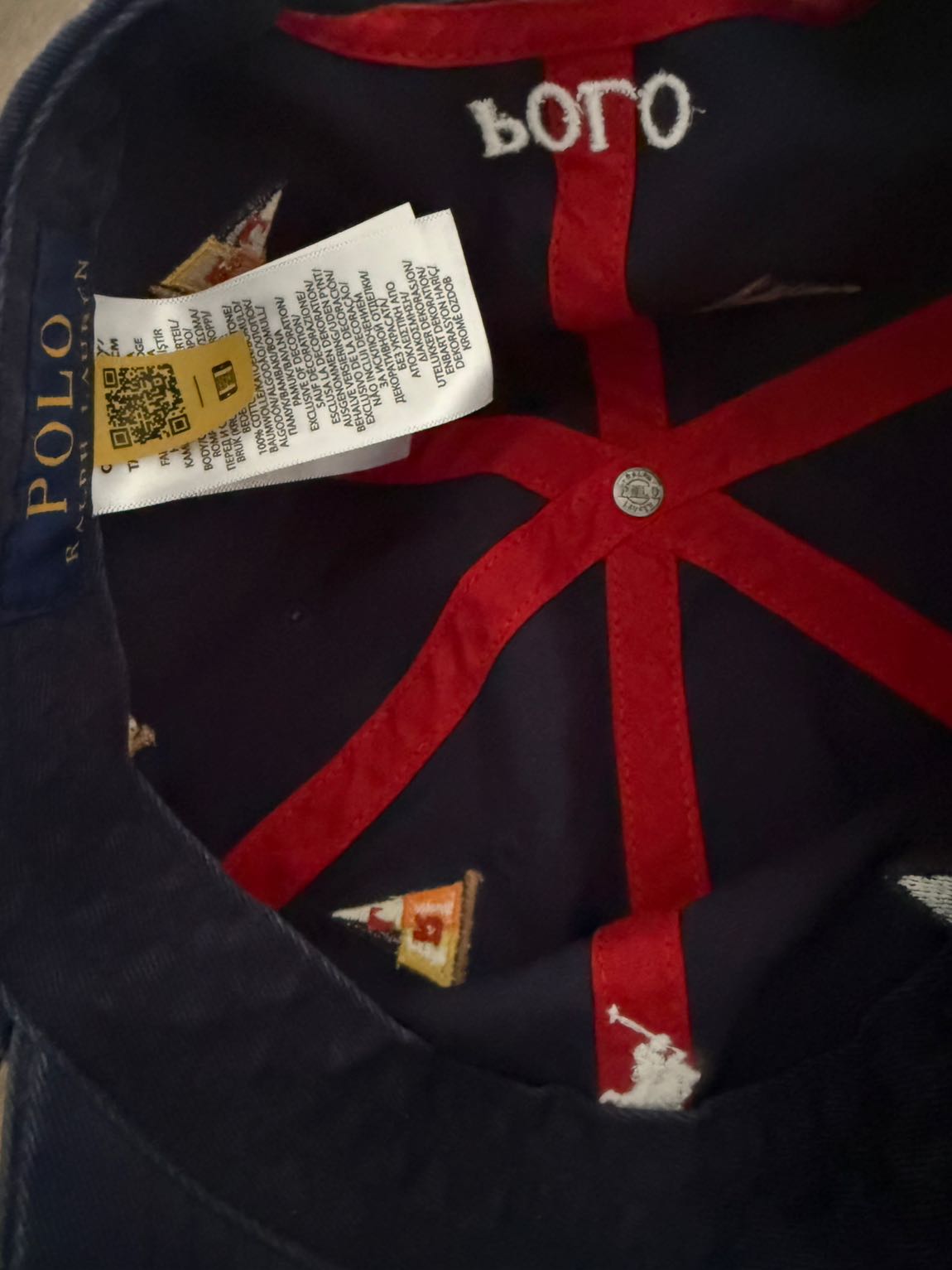 Polo Ralph Lauren Lacivert Şapka — görsel 3/4