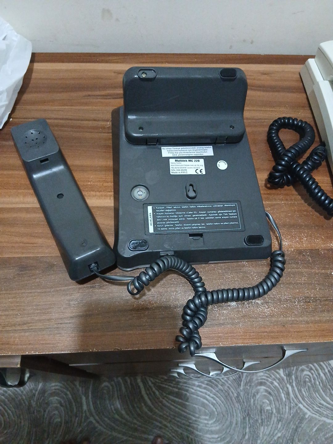 Multitek MC 220 Telefon — görsel 3/5