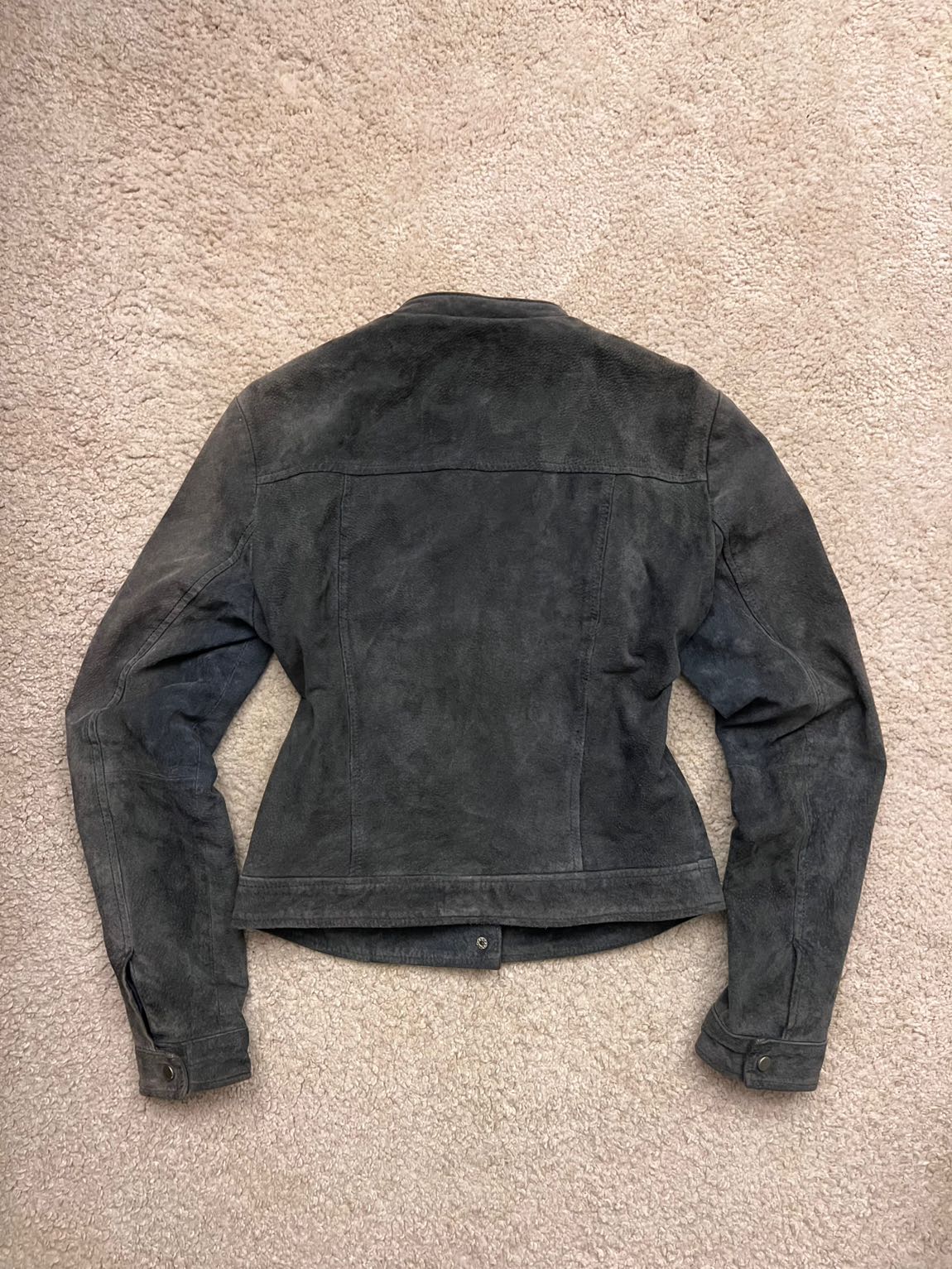 Mango Fitted Suede Jacket — görsel 3/7
