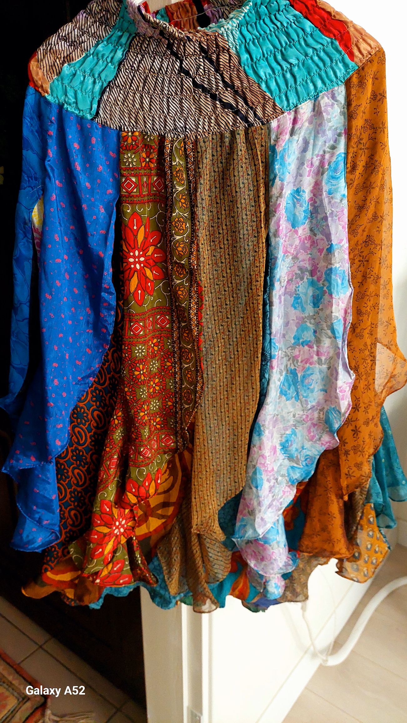 Patchwork % 100 ipek etek — görsel 2/5