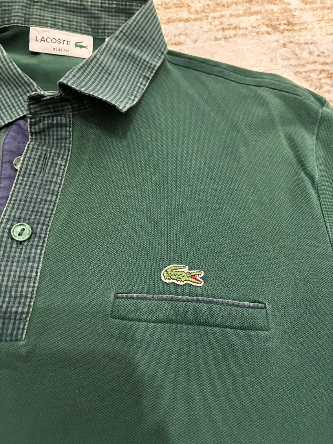 Lacoste Yeşil Polo Yaka Tişört — görsel 3/6