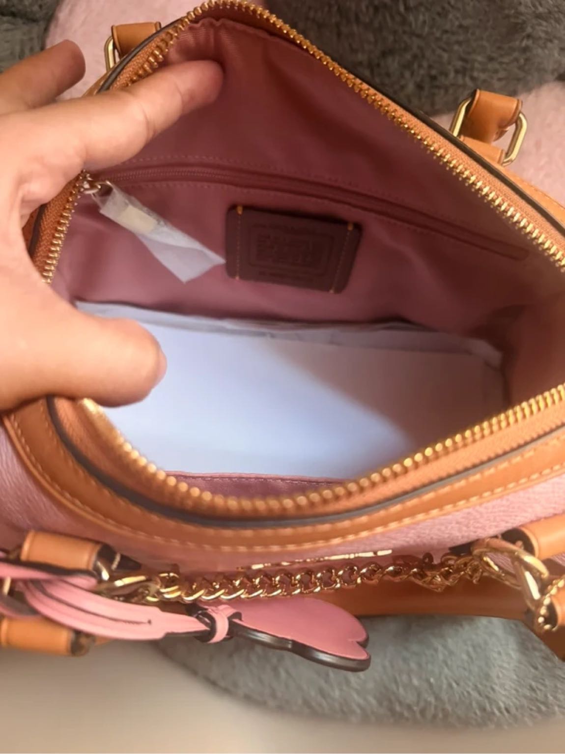 Orijinal Coach Rowan Powder Pink — görsel 6/7