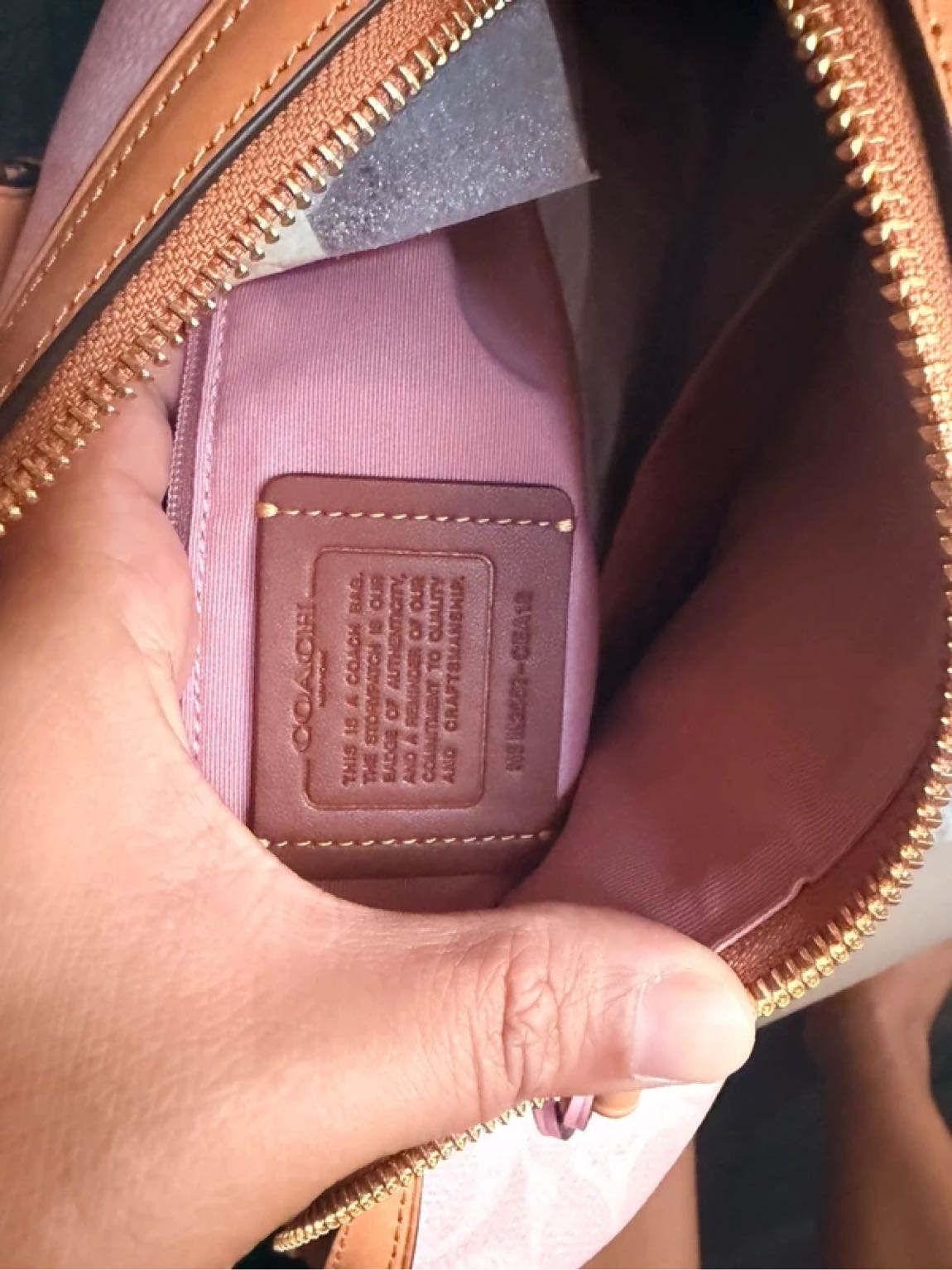 Orijinal Coach Rowan Powder Pink — görsel 7/7