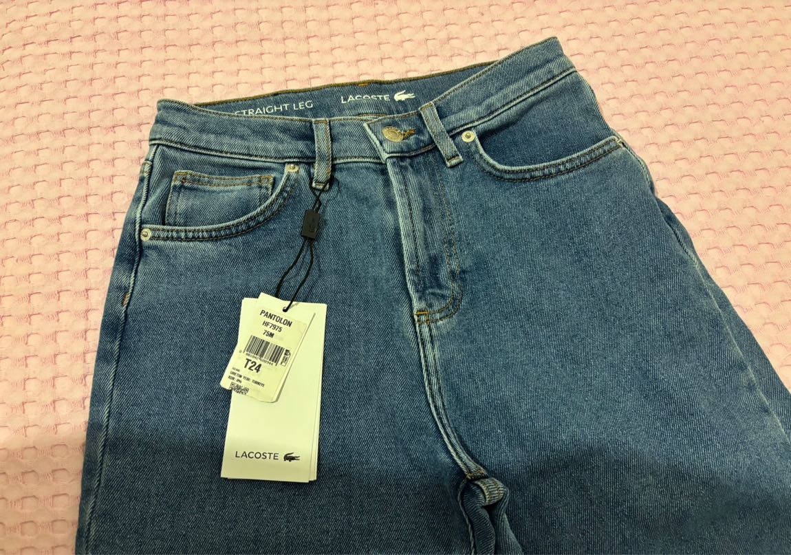 LACOSTE MARKA FATURALI MOM FİT JEAN — görsel 6/7