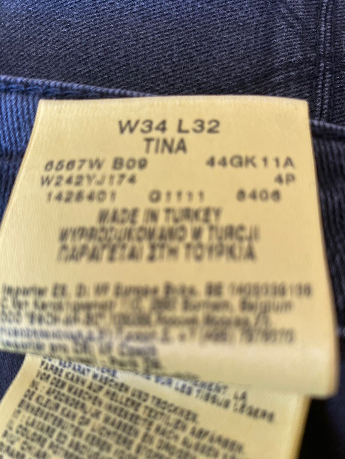 Wrangler 34/32 jean — görsel 5/7