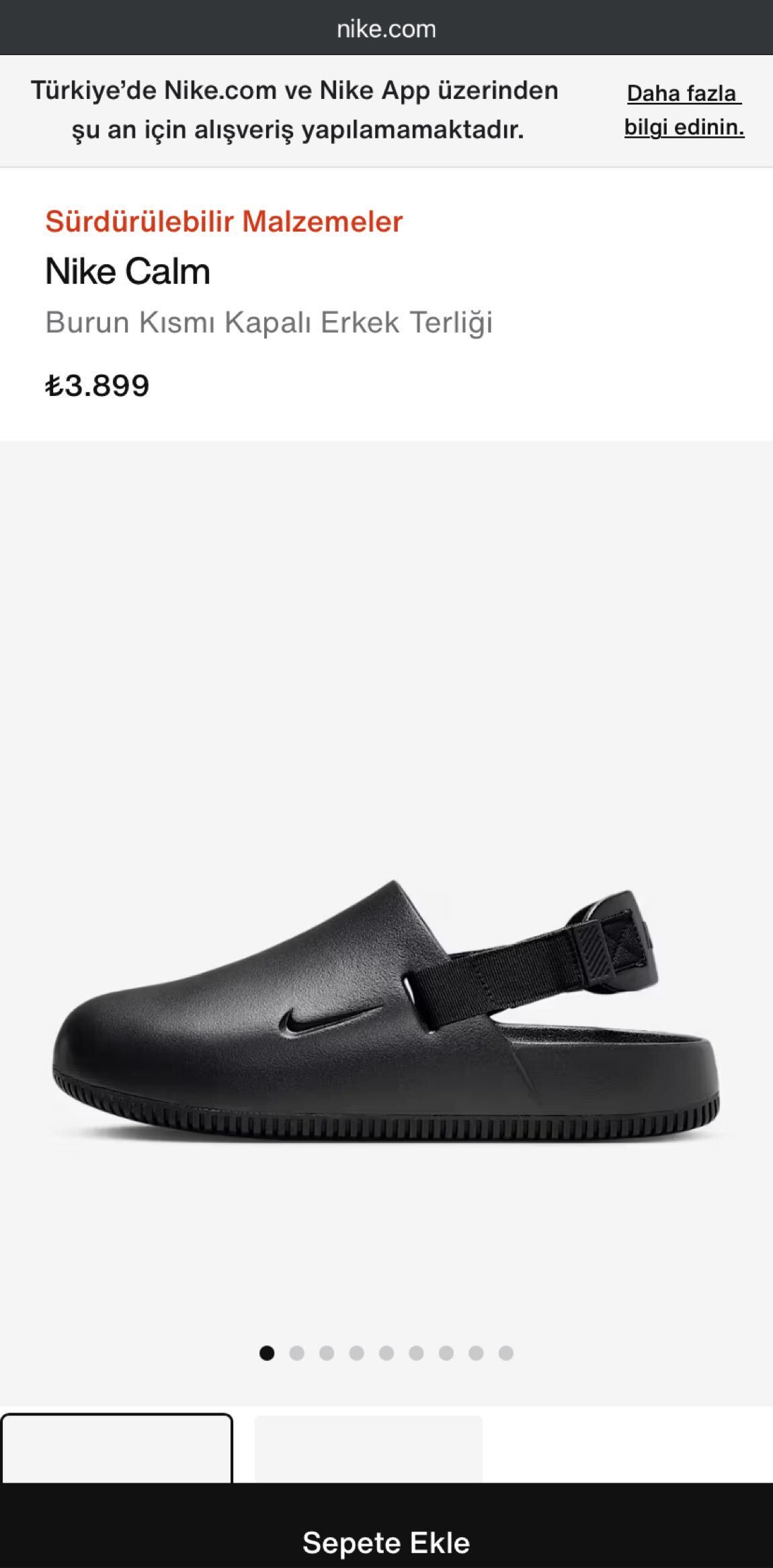 Nike Calm Mule Erkek Terlik — görsel 6/6