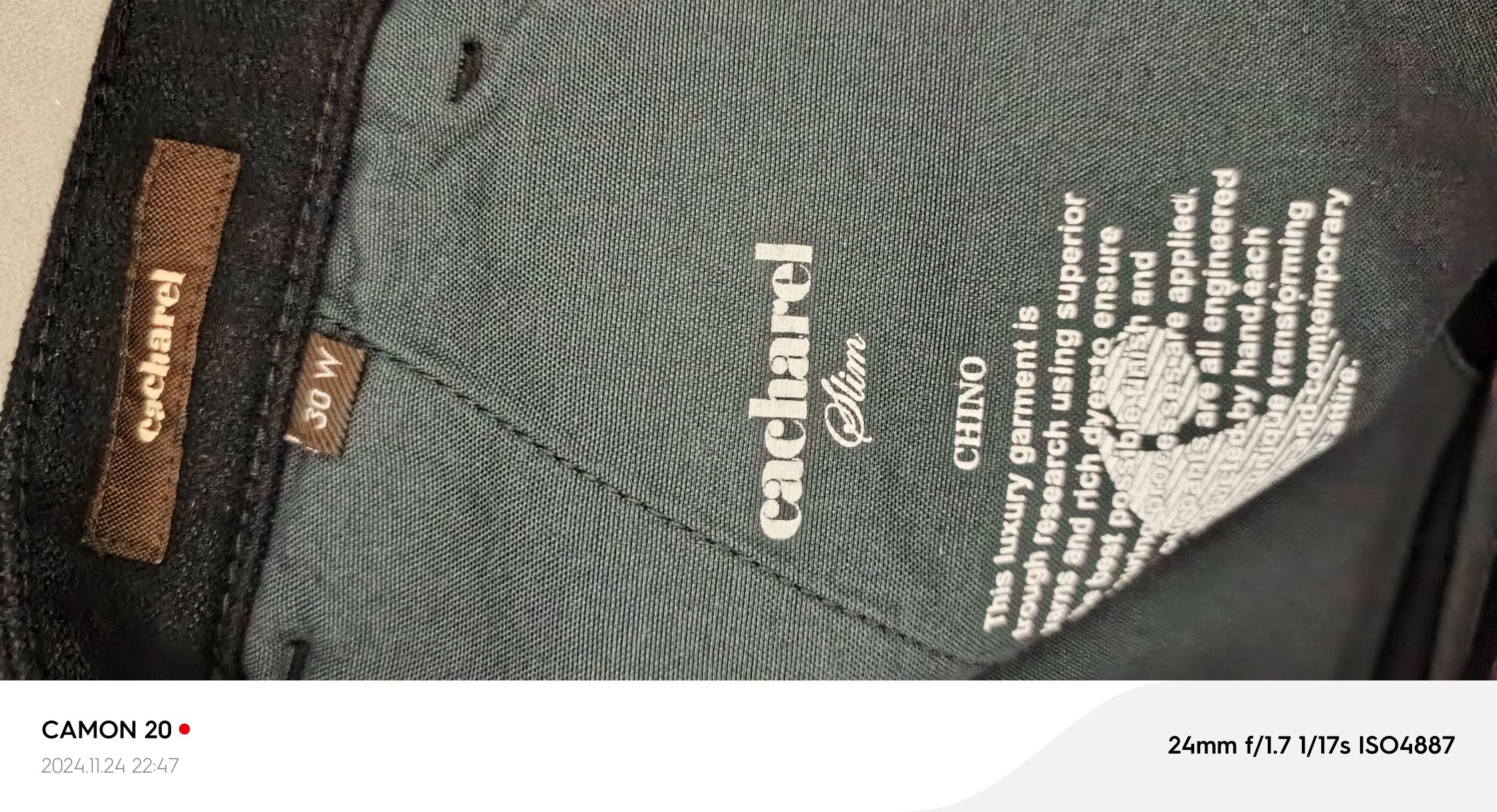 Cacharel kanvas pantolon — görsel 5/8