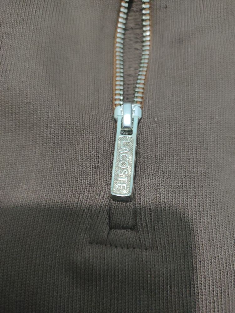 Lacoste fermuarlı defolu sweatshirt — görsel 3/8