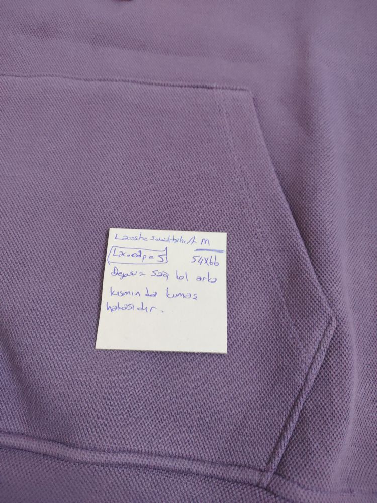 Lacoste defolu ünisex sweattshirt — görsel 6/8