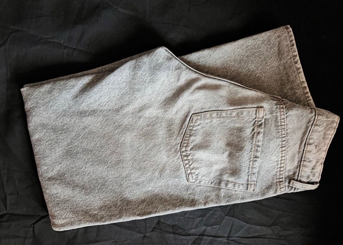 Bershka Gri Jean Pantolon — görsel 3/3
