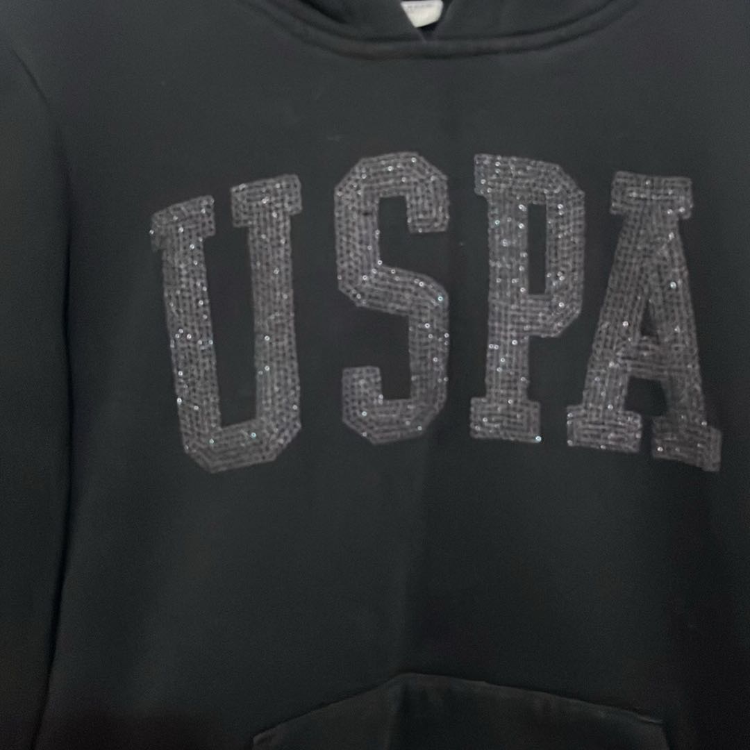 Siyah USPA Sweatshirt — görsel 2/3