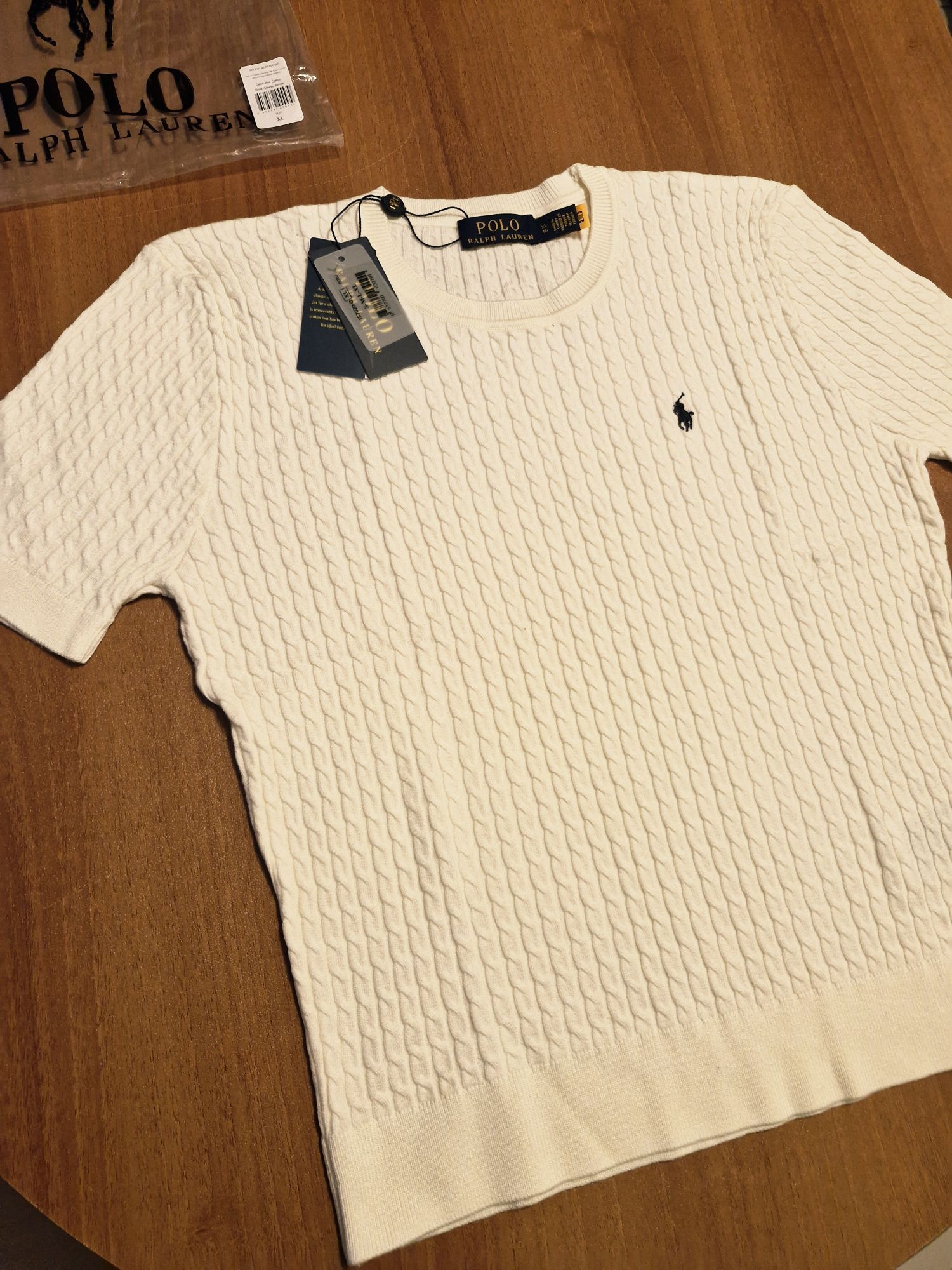 Polo Ralph Lauren Ekru Triko %100Pamuk — görsel 3/7
