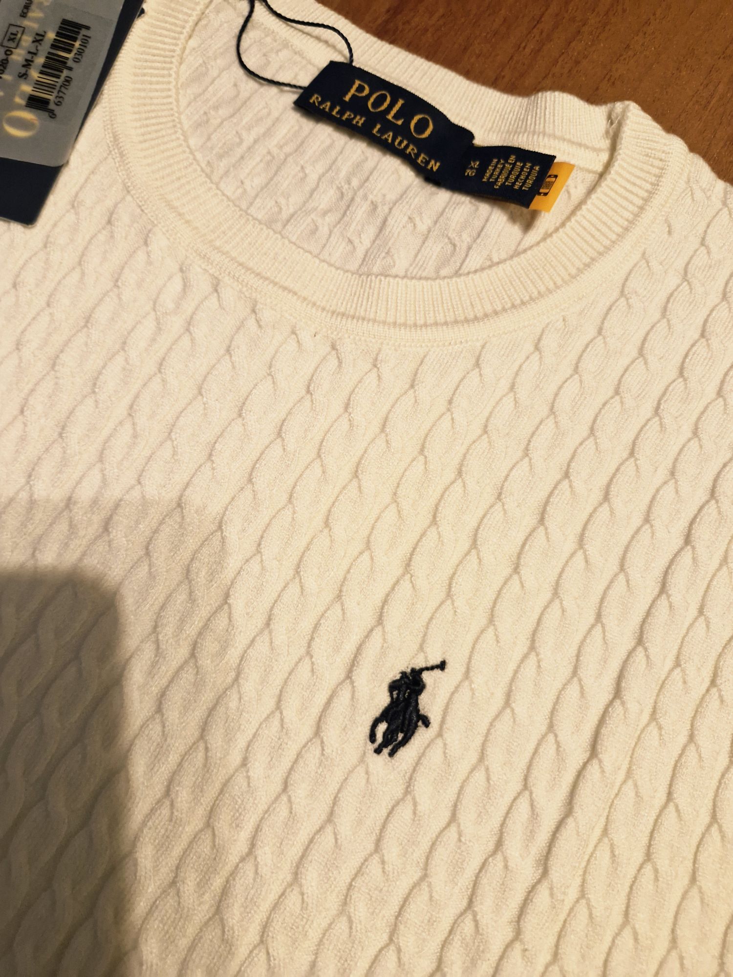 Polo Ralph Lauren Ekru Triko %100Pamuk — görsel 2/7