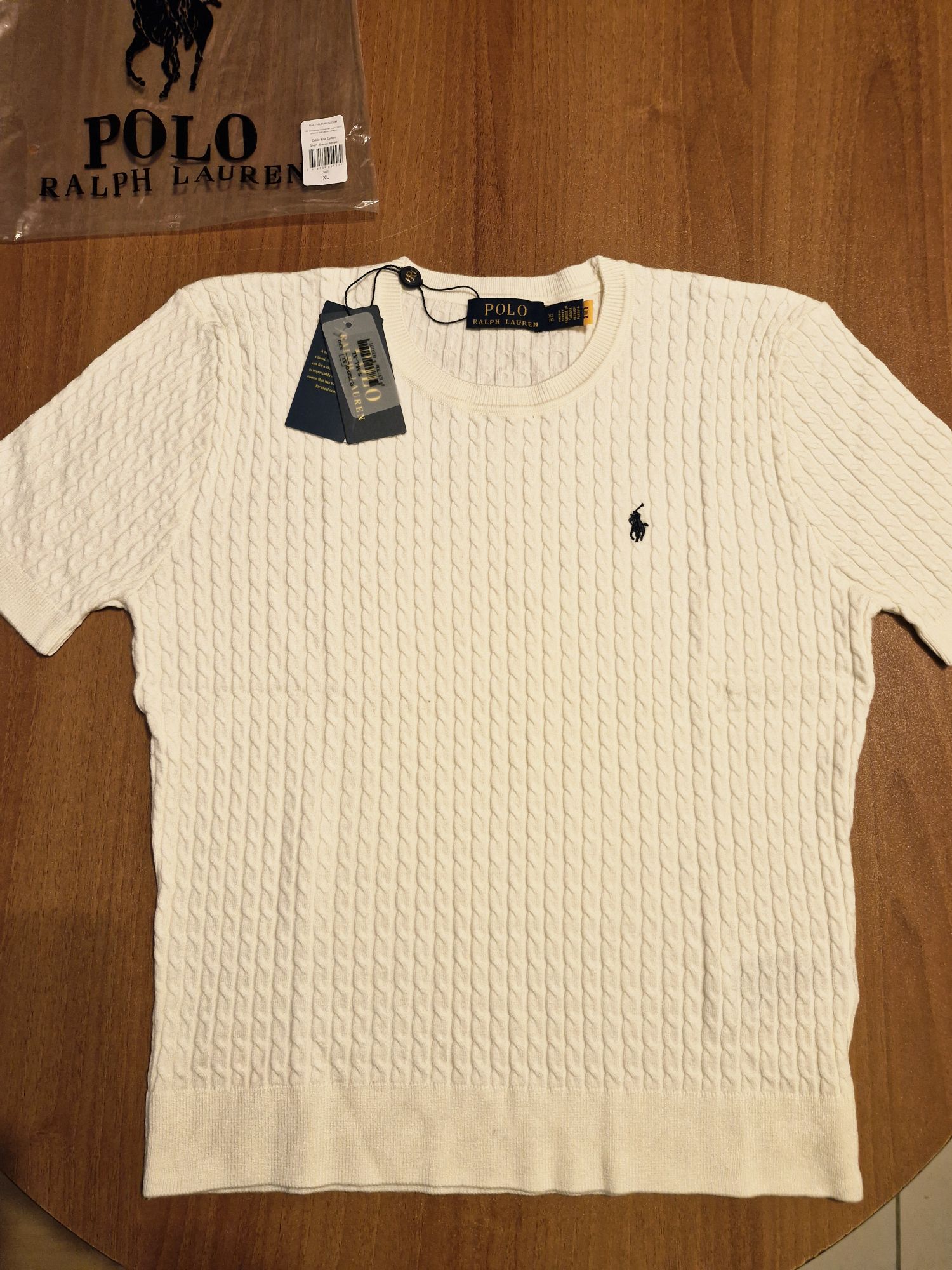 Polo Ralph Lauren Ekru Triko %100Pamuk — görsel 4/7