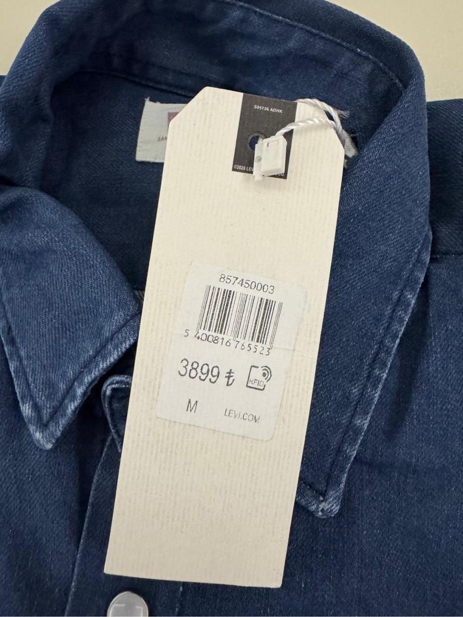 Levi’s Erkek Jean Gömlek — görsel 2/5