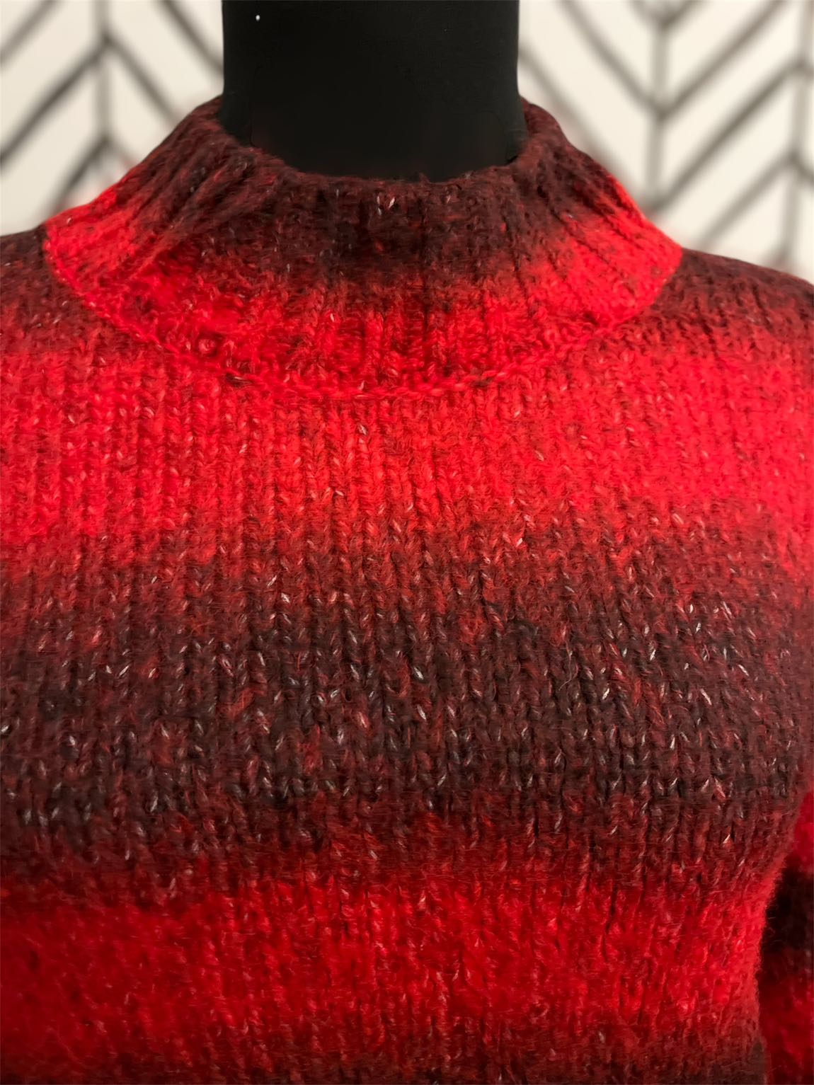 MANGO Degrade Şeritli Triko — görsel 6/8