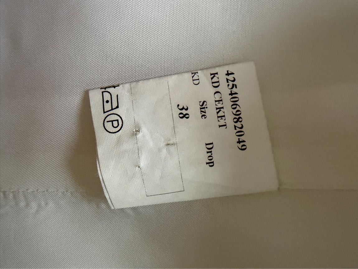 Network Vintage 38 beyaz ceket pantolon — görsel 6/13