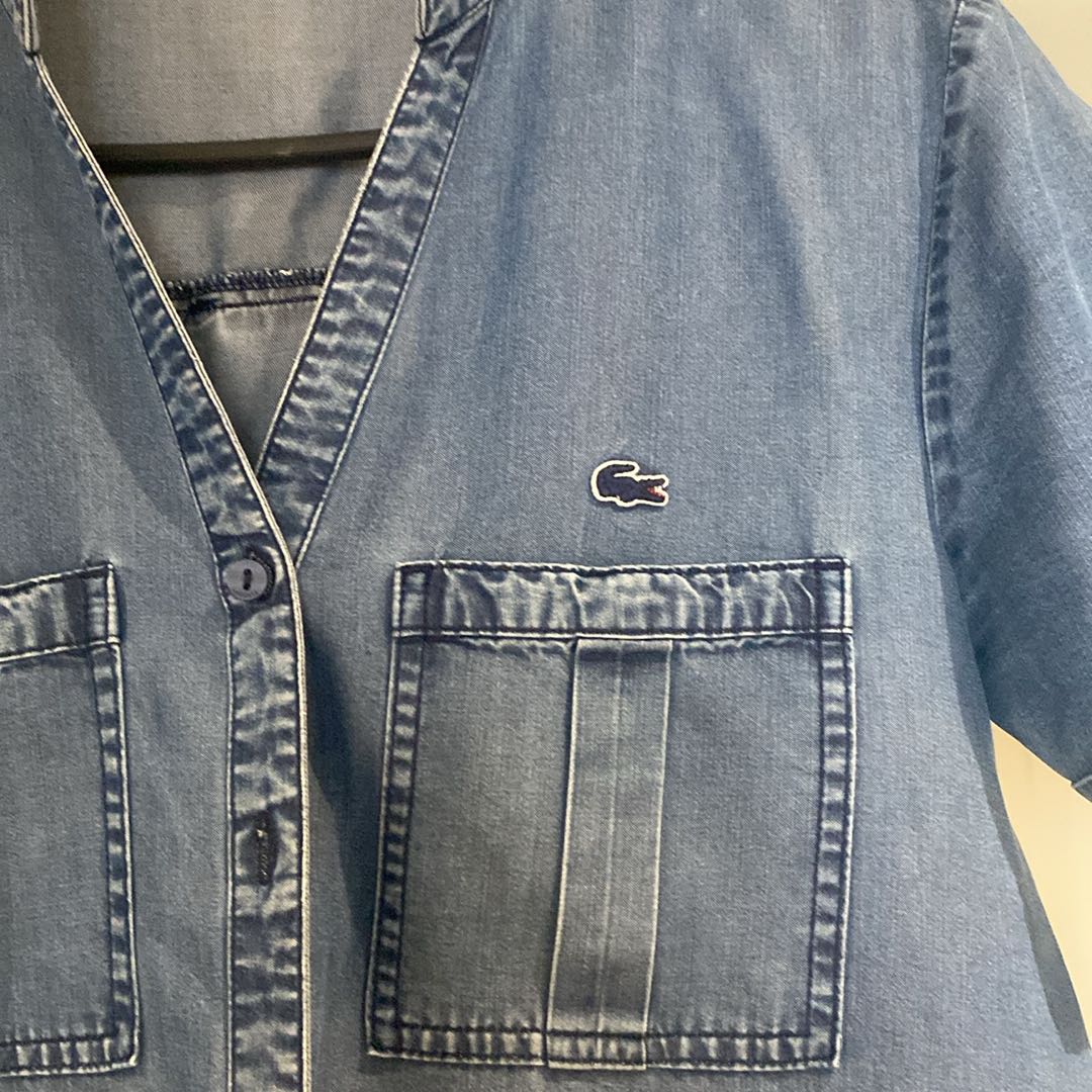 Lacoste Kot Denim Elbise — görsel 2/6