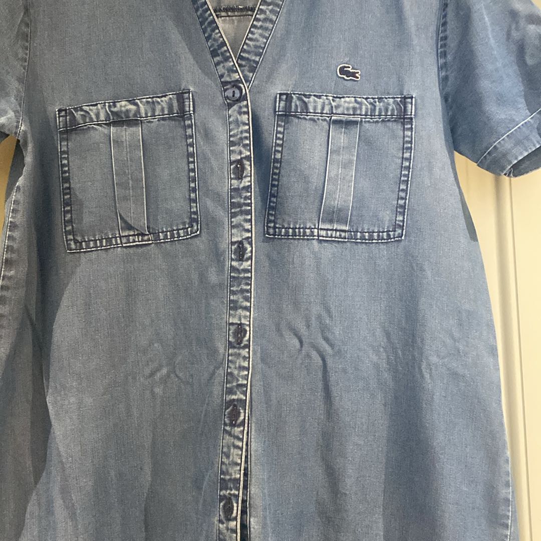 Lacoste Kot Denim Elbise — görsel 4/6