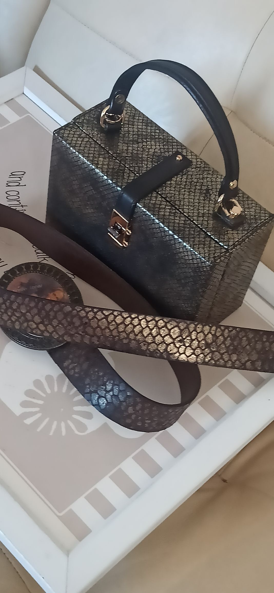 Jennifer Lopez Python Kemer & Çanta — görsel 6/8