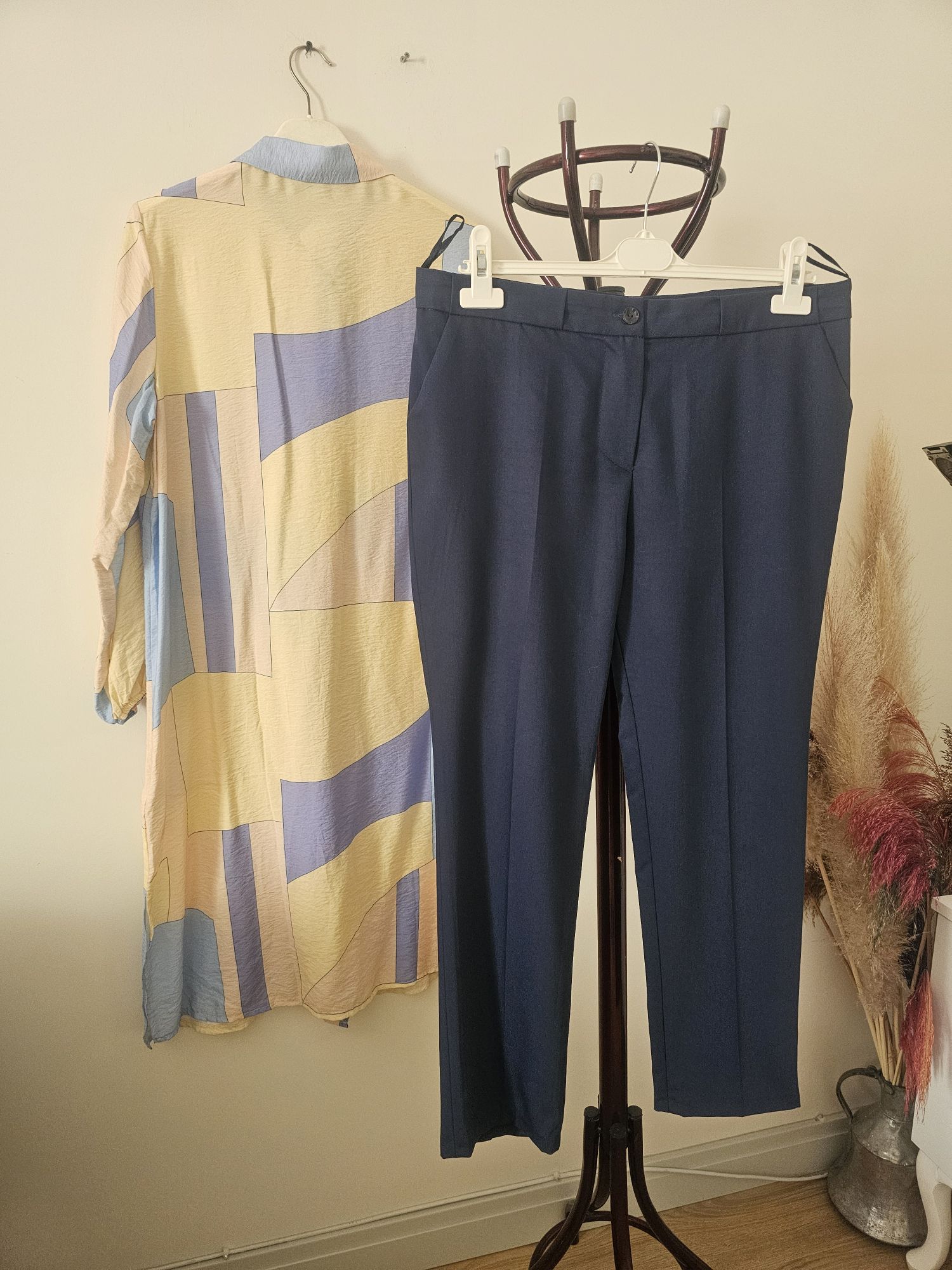 uzun tunik pantolon kombin — görsel 2/8