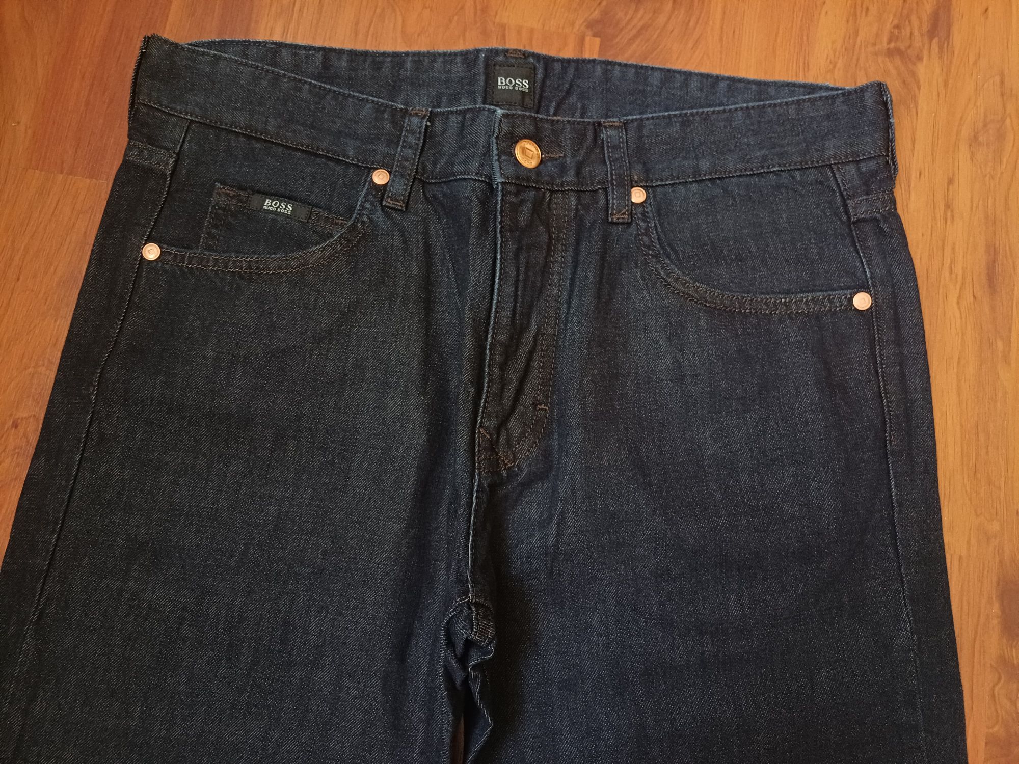 Boss Koyu Lacivert Regular Fit Jean — görsel 3/8