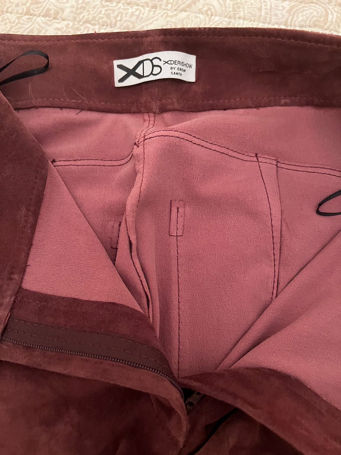 Derishow gerçek süet (deri) pantolon — görsel 2/7