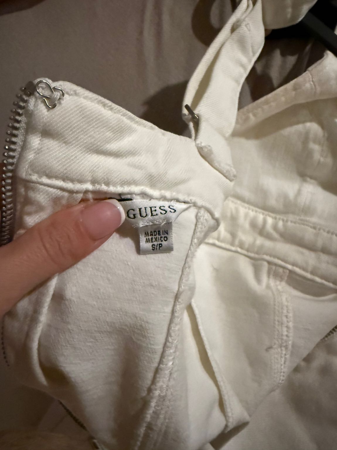 Guess Beyaz jean Kısa Elbise — görsel 4/4