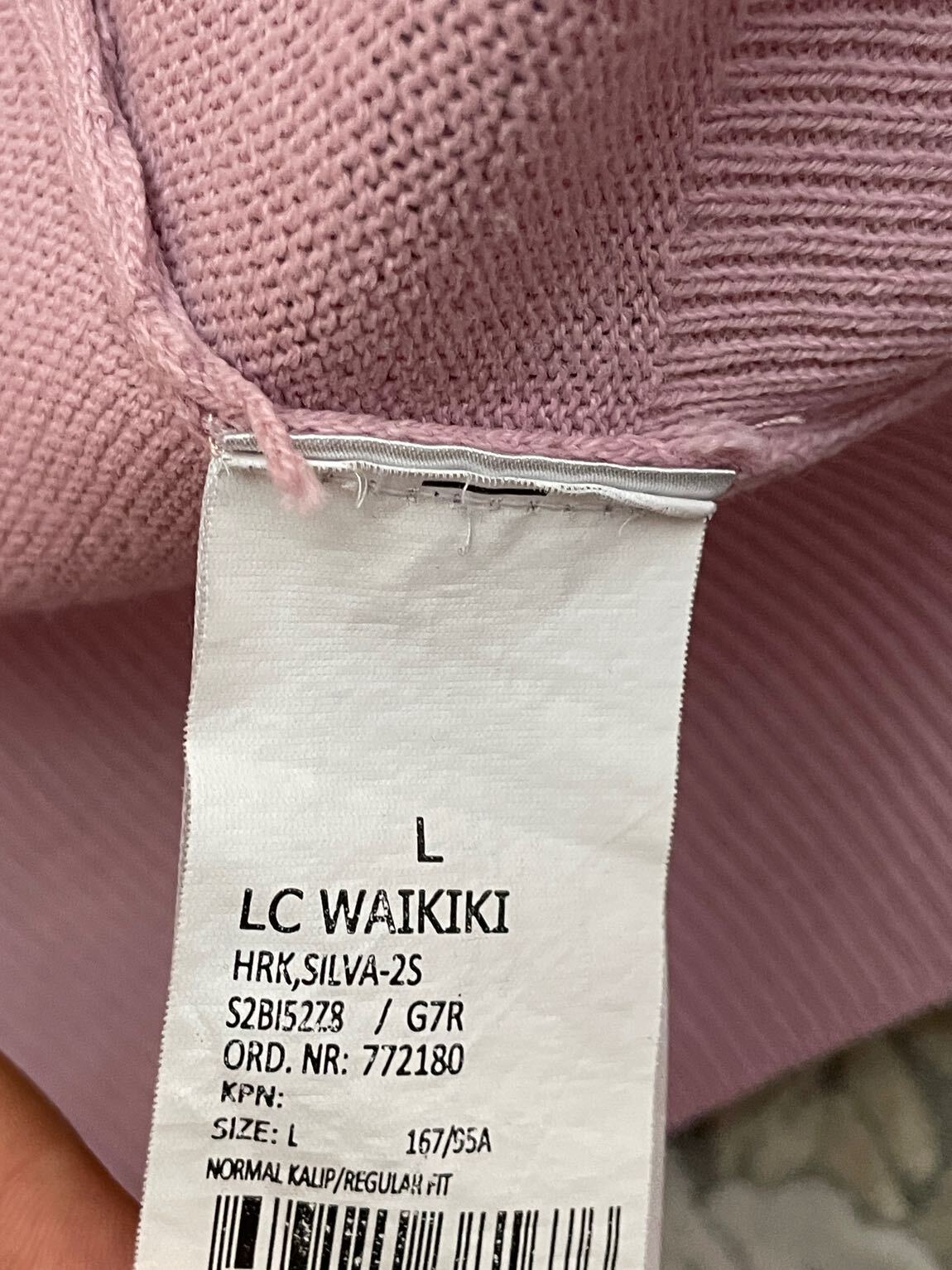 Lc Waikiki Pembe Düğmeli Hırka — görsel 5/8