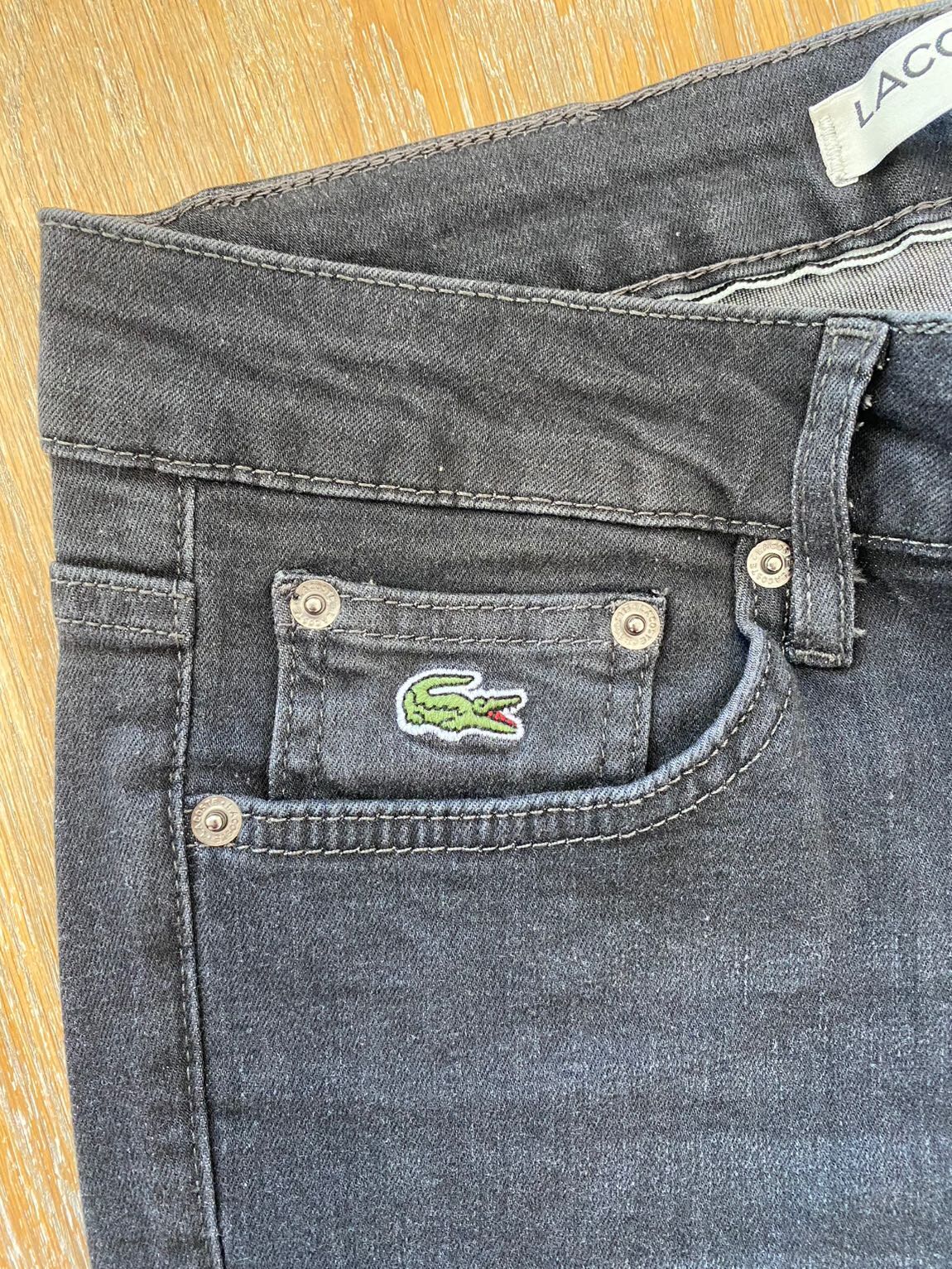 Lacoste Gri Jean Pantolon — görsel 2/8