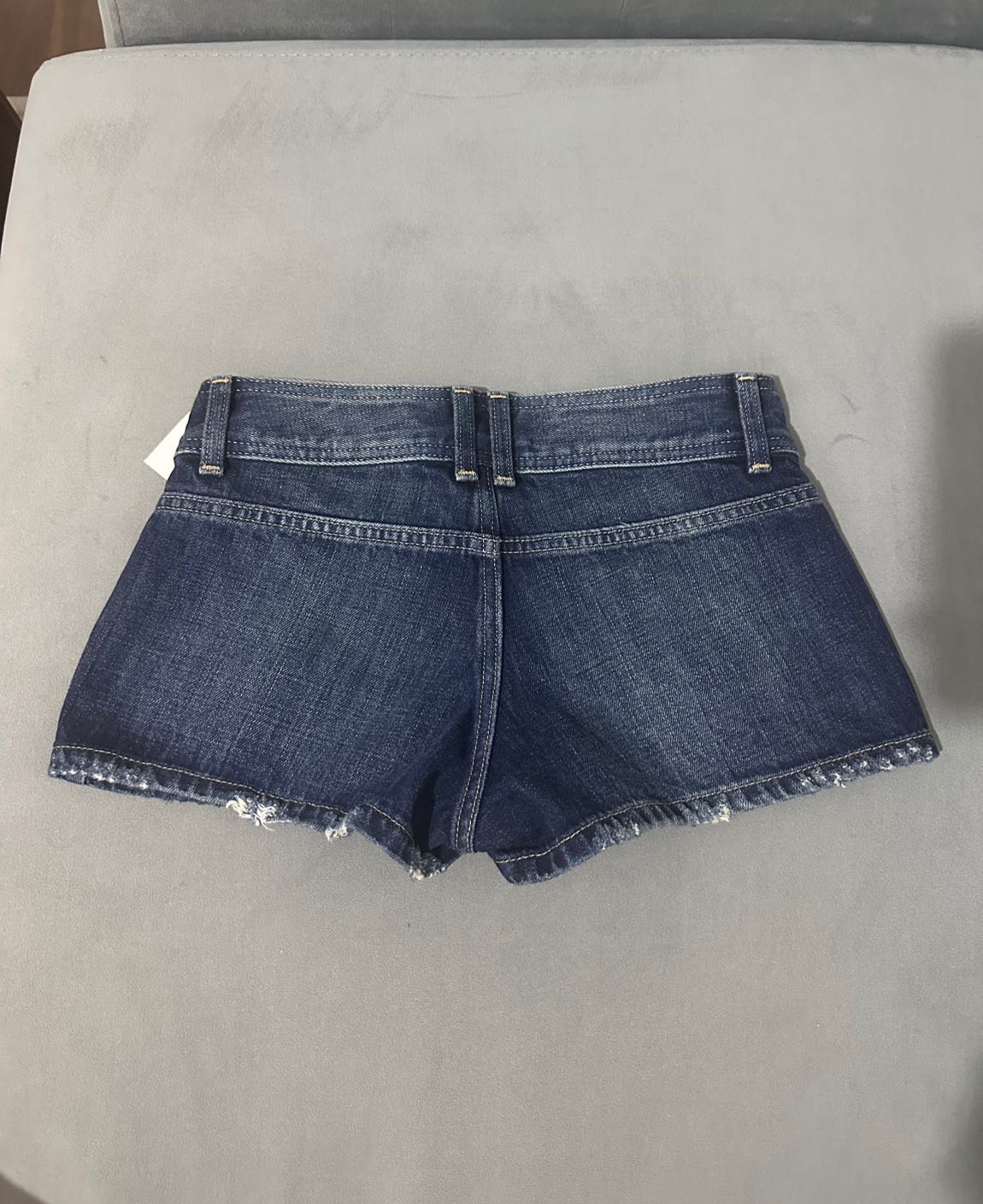 ZARA TRF DÜŞÜK BEL MİNİ DENİM ŞORT — görsel 3/5