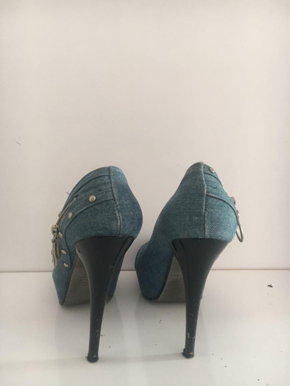Kot desen Lolita topuklu ayakkabı — görsel 3/7