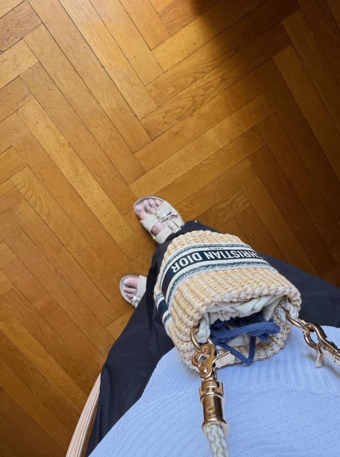 Christian Dior Hasır Çanta — görsel 2/5