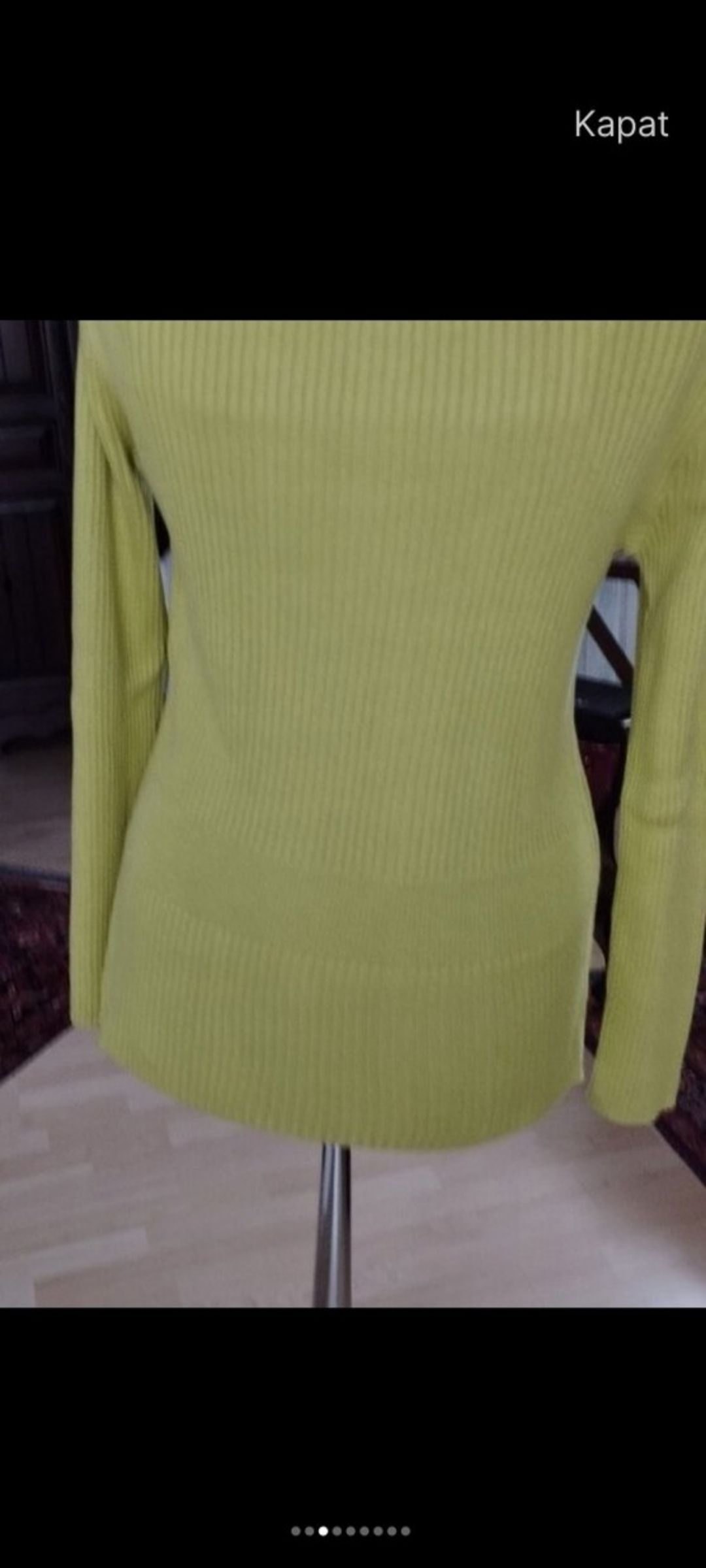 Sarı Triko Hırka ve Atlet Takımı — görsel 3/8