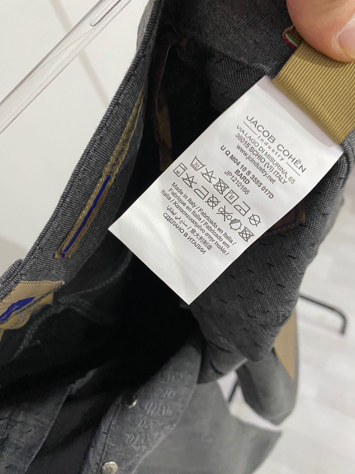 Gri renk Jacob Cohen pantolon — görsel 7/8