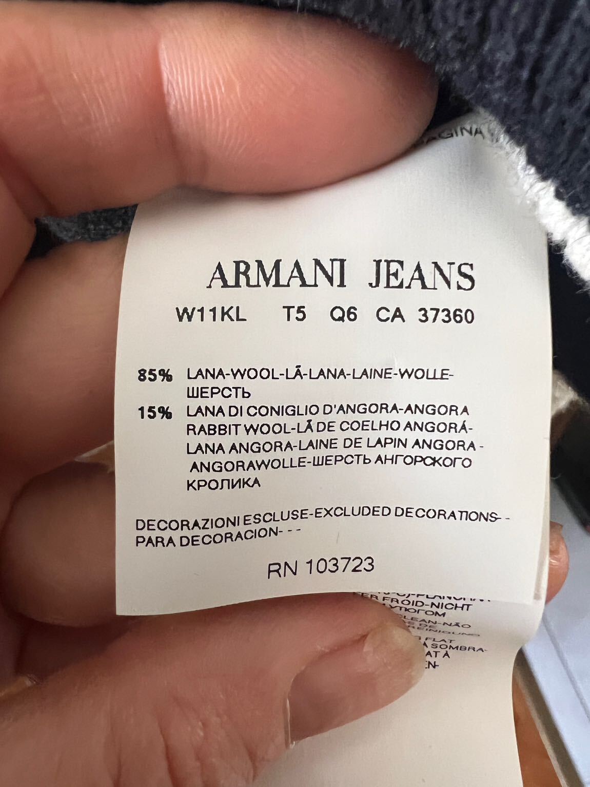 Armani jeans kazak — görsel 4/4