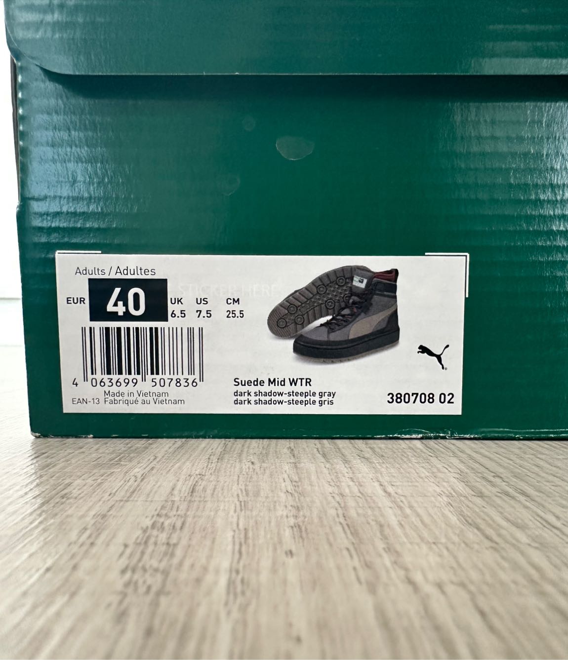 Puma Suede Mit WTR - Kadın Bot - SIFIR — görsel 3/8