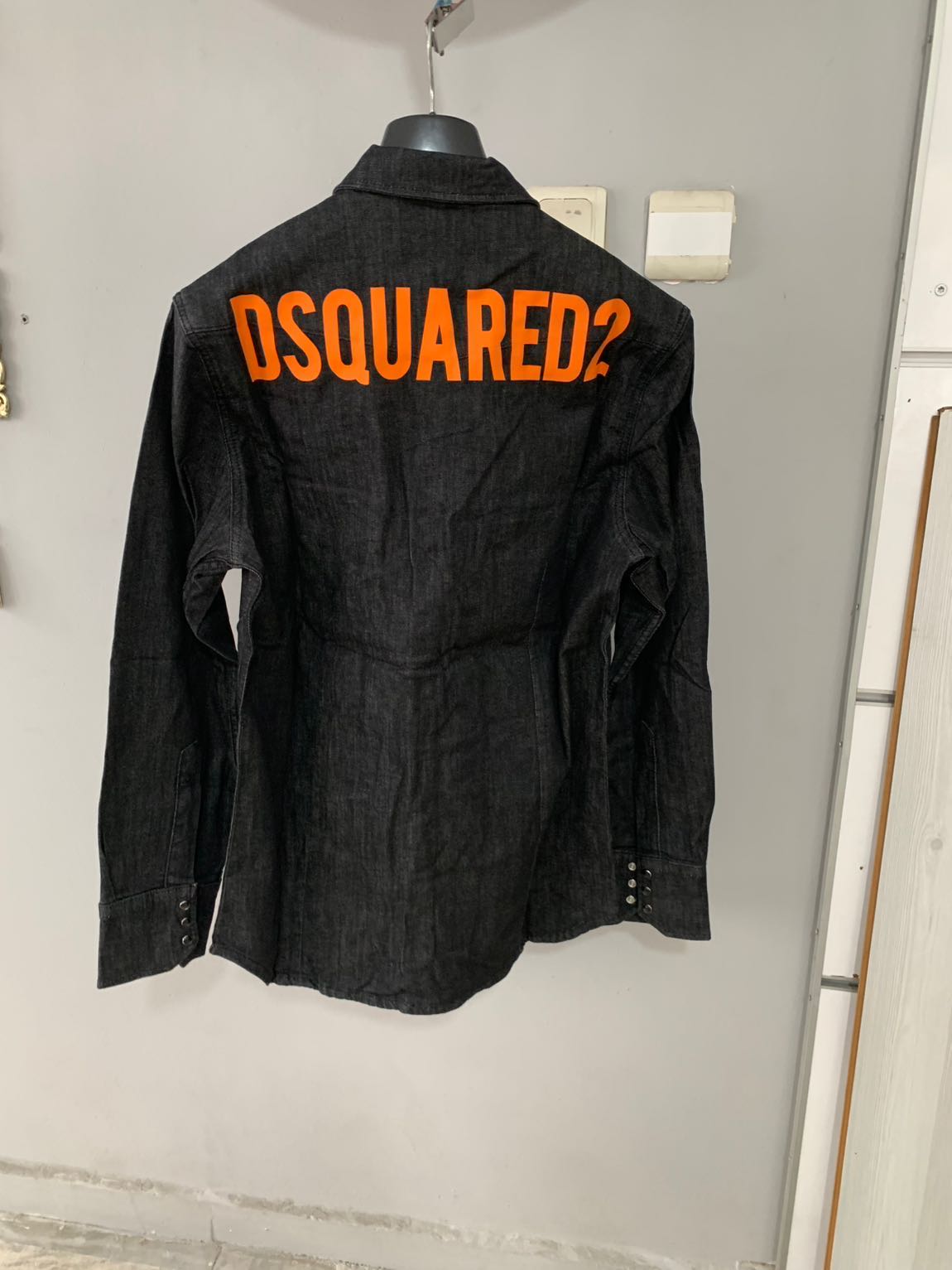 DSQUARED2 Kot Gömlek Siyah — görsel 4/8