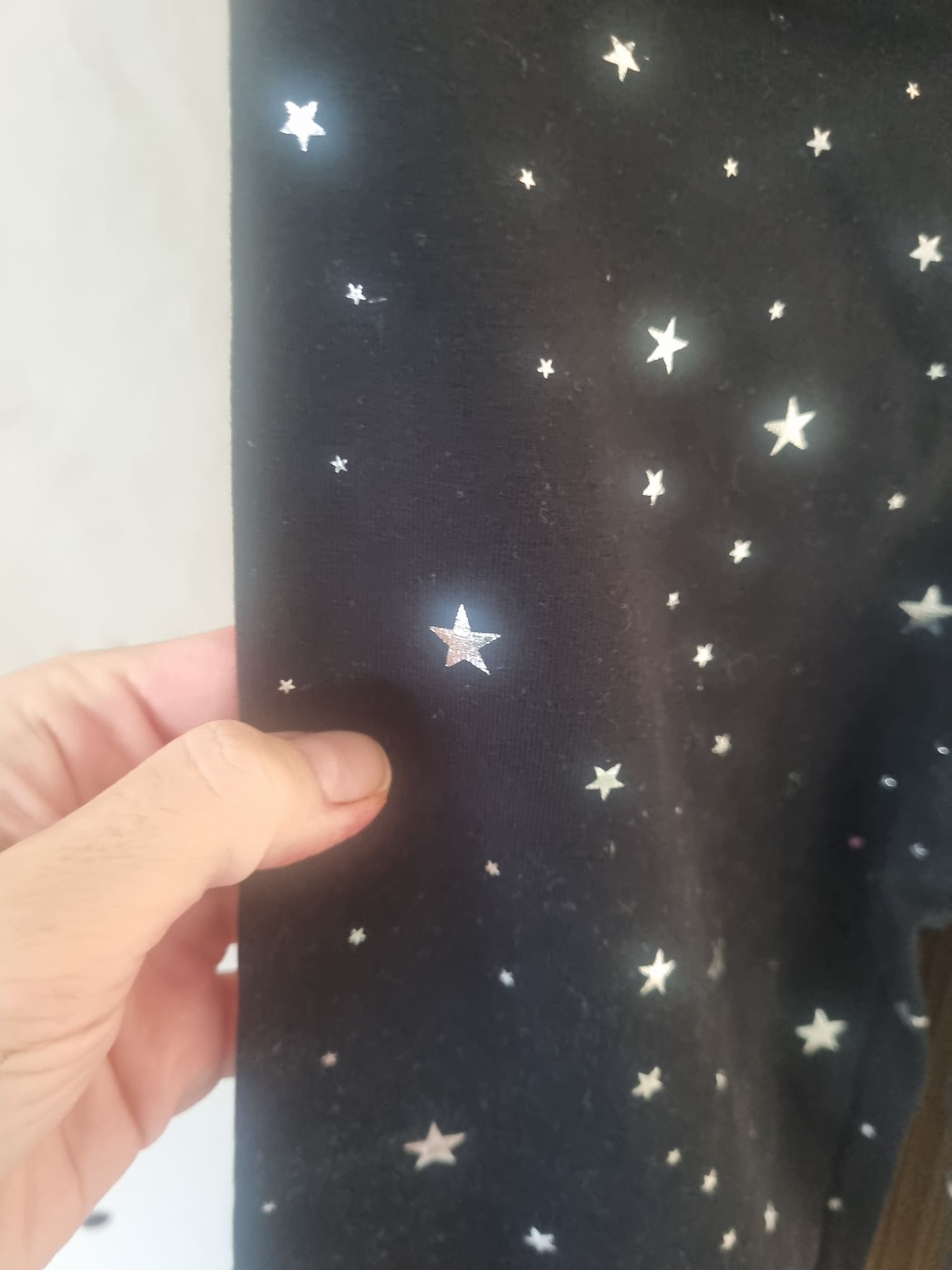 m&s gümüş yıldızlı pırıltılı tayt — görsel 2/4