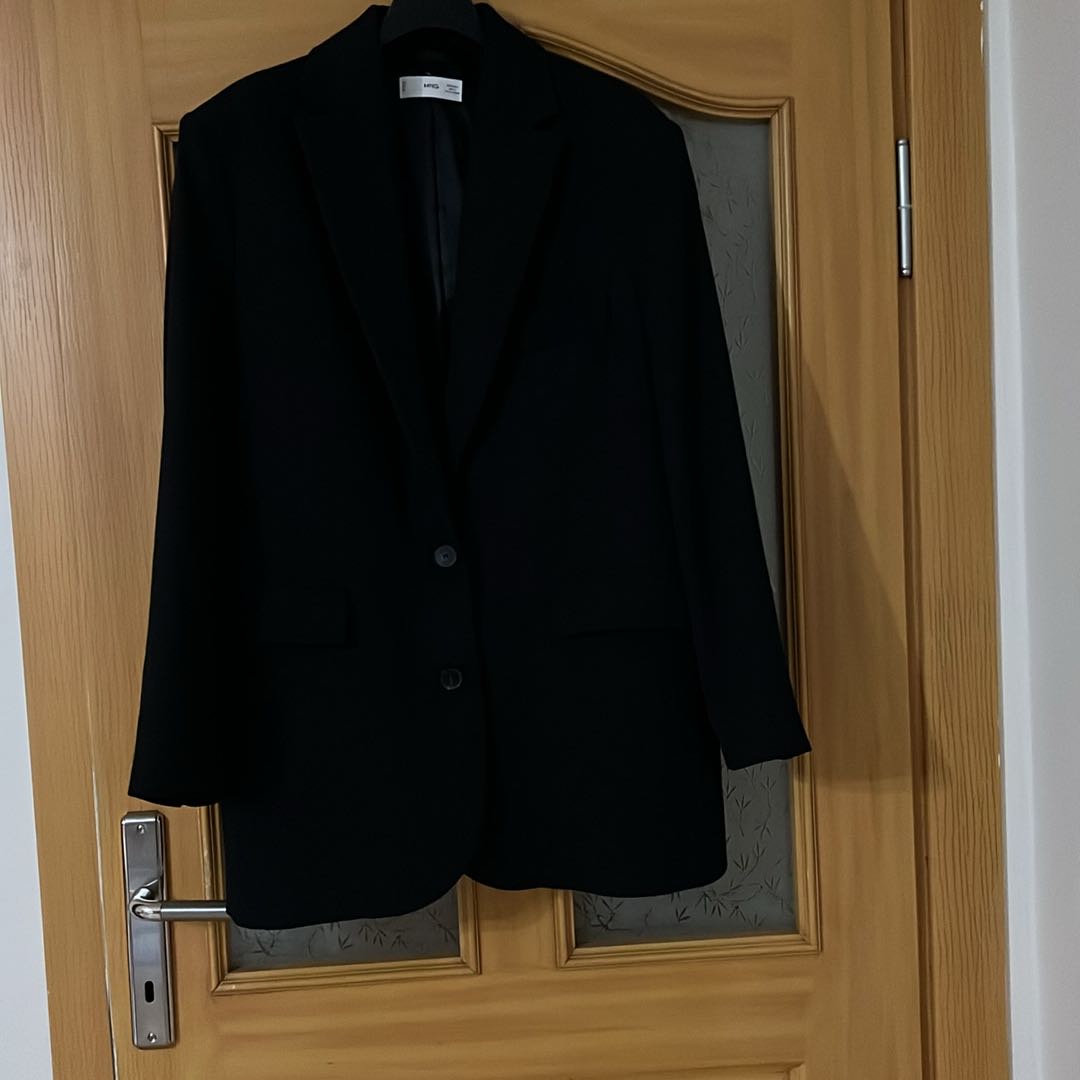 Mango Yün Siyah Blazer Ceket — görsel 3/8
