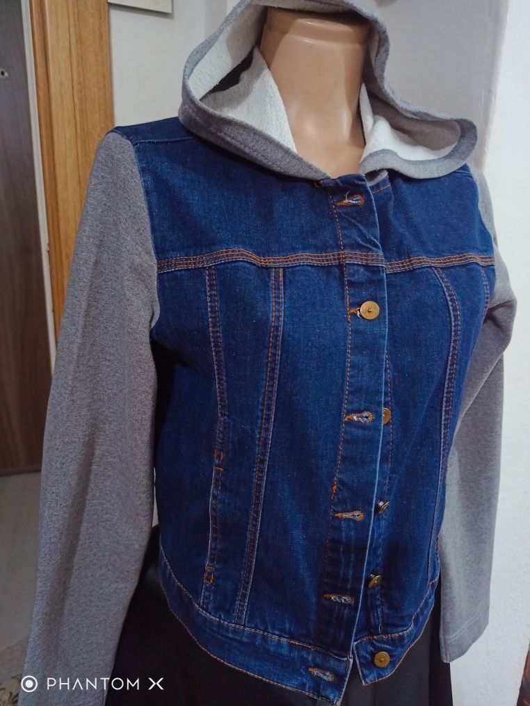 kot sweatshirt kapşonlu,ceket,mont — görsel 3/5