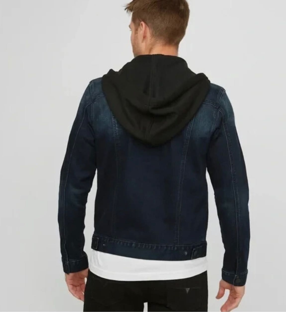 Guess Erkek Kapüşonlu Denim Ceket — görsel 2/8