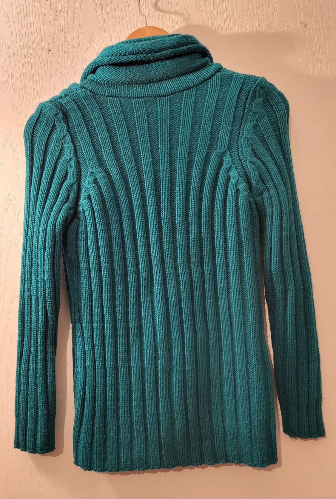 Vintage Love Petrol Yeşili Hırka — görsel 2/2