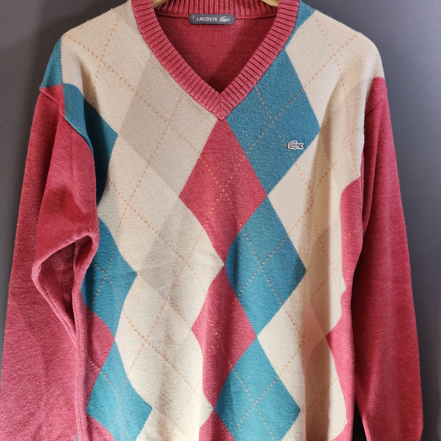 2000s Orijinal Lacoste Triko Kazak — görsel 2/9