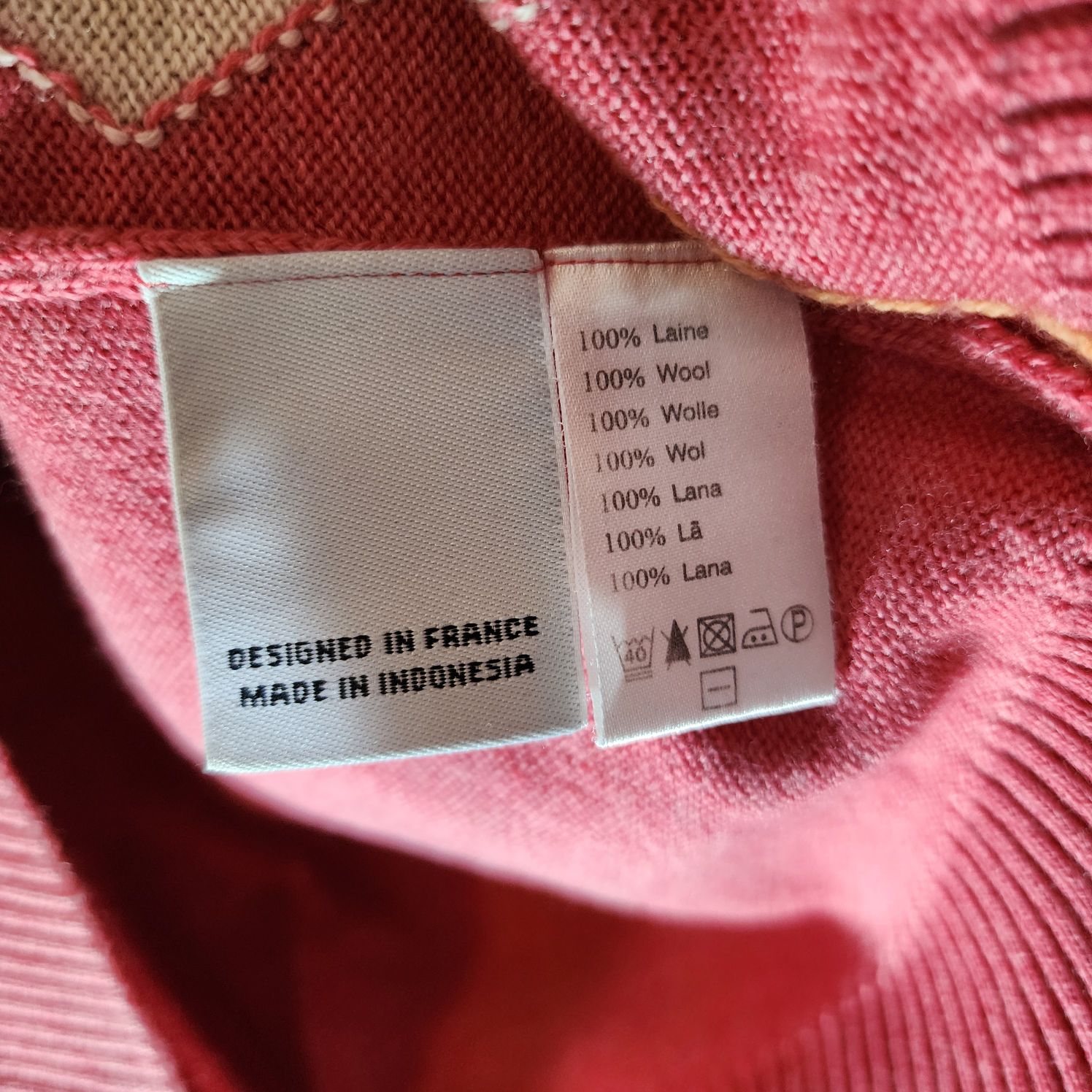 2000s Orijinal Lacoste Triko Kazak — görsel 8/9