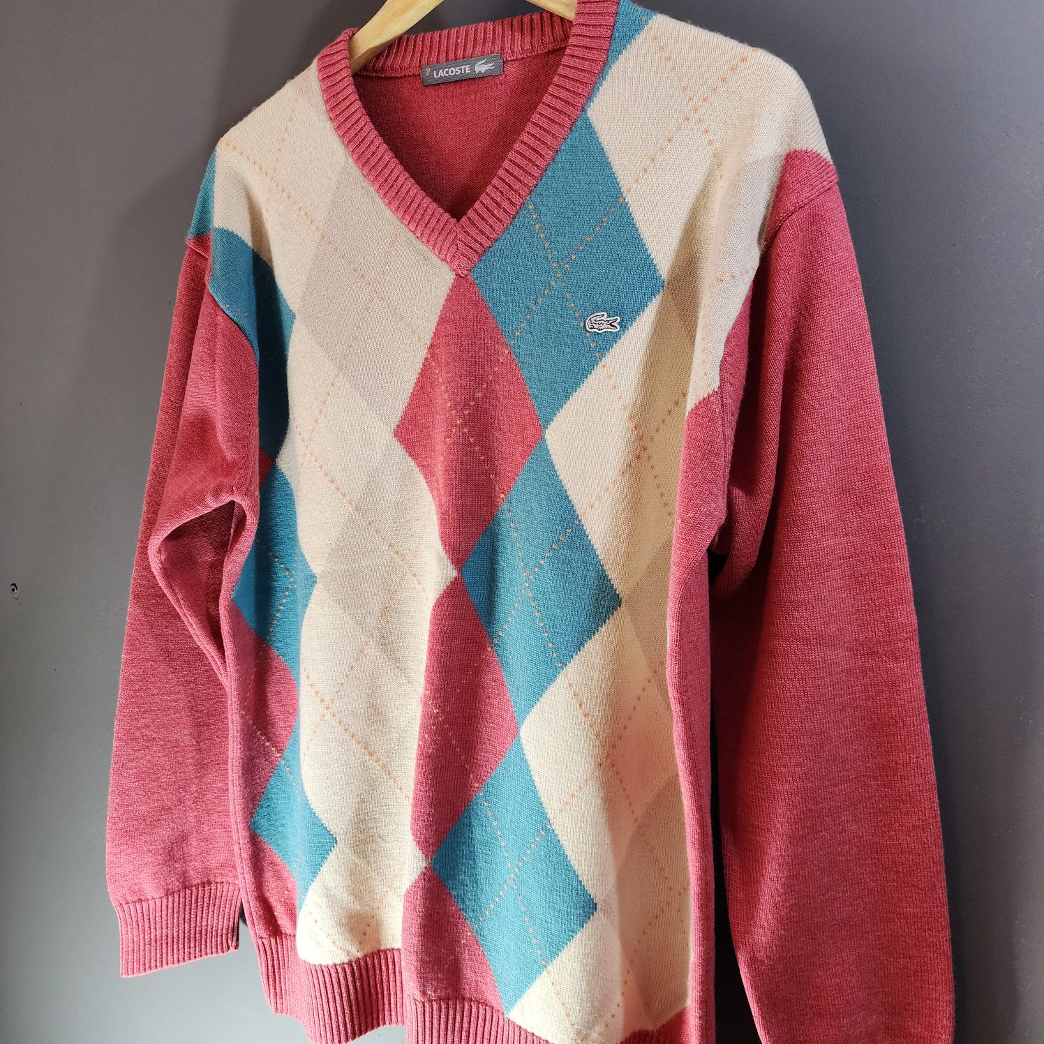2000s Orijinal Lacoste Triko Kazak — görsel 5/9