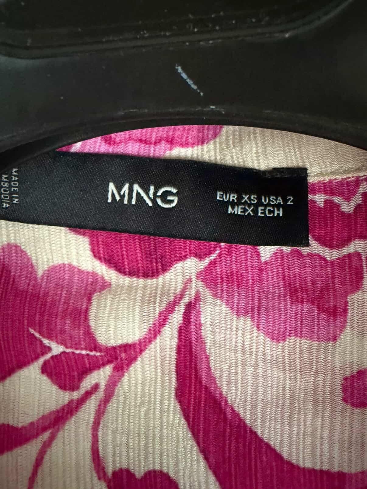 MANGO SIFIR XS ÖNDEN BAĞCIK DETAY BLUZ — görsel 3/8