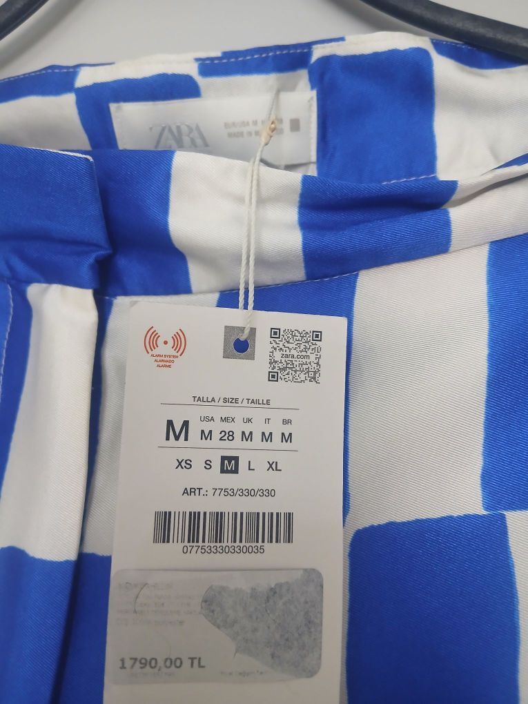 Zara saten çizgili ikili takım — görsel 17/19