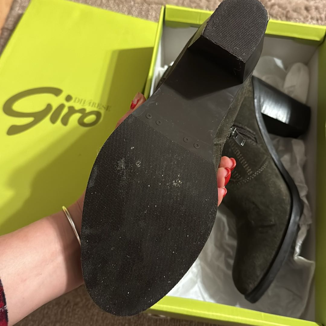 Divarese hakiki deri süet bot — görsel 5/8